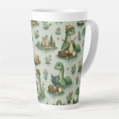 Gemütliche Kryptiden Nessie Loch Ness Monster Hobb Milchtasse (Rechte Ecke)