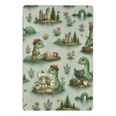 Gemütliche Kryptiden Nessie Loch Ness Monster Hobb Mini Klemmbrett (Rückseite)