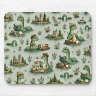 Gemütliche Kryptiden Nessie Loch Ness Monster Hobb Mousepad