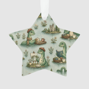 Gemütliche Kryptiden Nessie Loch Ness Monster Hobb Ornament