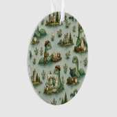 Gemütliche Kryptiden Nessie Loch Ness Monster Hobb Ornament (Vorderseite)