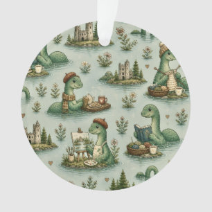 Gemütliche Kryptiden Nessie Loch Ness Monster Hobb Ornament