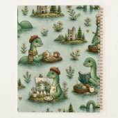 Gemütliche Kryptiden Nessie Loch Ness Monster Hobb Planer (Rückseite)