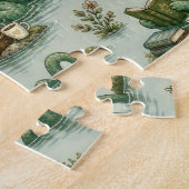 Gemütliche Kryptiden Nessie Loch Ness Monster Hobb Puzzle (Seite)
