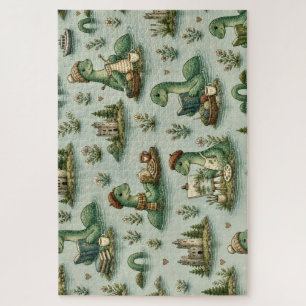 Gemütliche Kryptiden Nessie Loch Ness Monster Hobb Puzzle