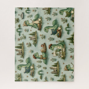 Gemütliche Kryptiden Nessie Loch Ness Monster Hobb Puzzle