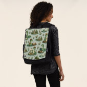 Gemütliche Kryptiden Nessie Loch Ness Monster Hobb Rucksack (Ausgewaschen)
