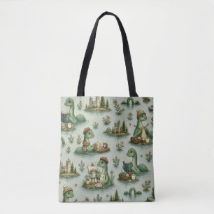 Gemütliche Kryptiden Nessie Loch Ness Monster Hobb Tasche