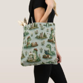 Gemütliche Kryptiden Nessie Loch Ness Monster Hobb Tasche (Von Nahem)