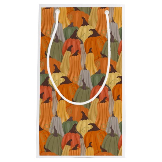 Gemütliche Kürbis Kleine Geschenktüte (Vorderseite)