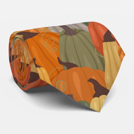 Gemütliche Kürbis Krawatte (Gerollt)