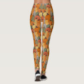 Gemütliche Kürbis Leggings (Rückseite)