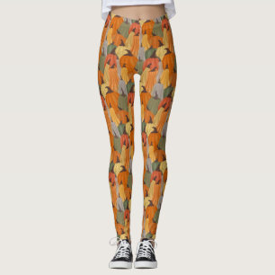 Gemütliche Kürbis Leggings