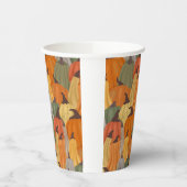 Gemütliche Kürbis Pappbecher (Links)