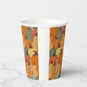 Gemütliche Kürbis Pappbecher (Rechts)