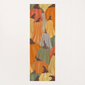 Gemütliche Kürbis Yogamatte (Rückseite)