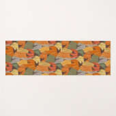 Gemütliche Kürbis Yogamatte (Vorderseite (Horizontal))