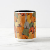 Gemütliche Kürbis Zweifarbige Tasse (Mittel)