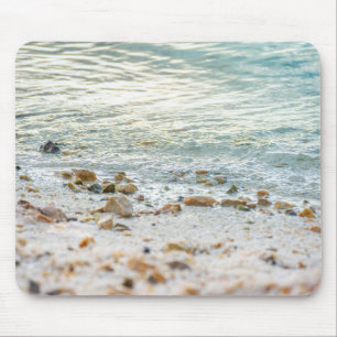 Gemütliche Küstenästhetik - sanfte Meereswelle Mousepad