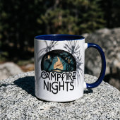 Gemütliche Lagerfeuernächte Rustikales Outdoor-Abe Tasse