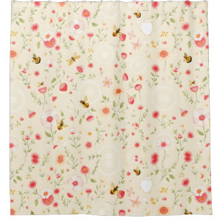 Gemütliche Landschaft Duschvorhang - Sitzecke