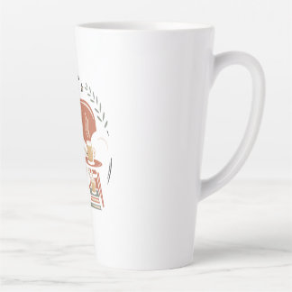 Gemütliche Lesecke für Kaffeeliebhaber Milchtasse
