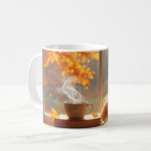 Gemütliche Lesecke Klassischer Becher Kaffeetasse (Vorderseite Links)