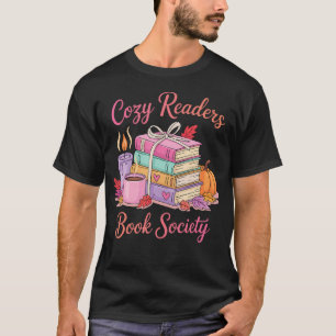 Gemütliche Lesegesellschaft Buch Lehrer Lesen Flor T-Shirt