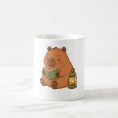 Gemütliche Lesekapybara-Laternen-Kaffeetasse Gesch Kaffeetasse (Mittel)