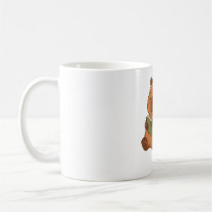 Gemütliche Lesekapybara-Laternen-Kaffeetasse Gesch Kaffeetasse