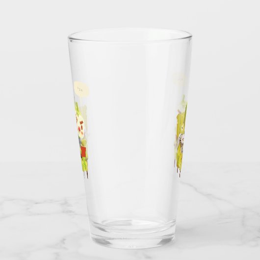 Gemütliche Leszeit mit Begleiter Glas (Rechts)