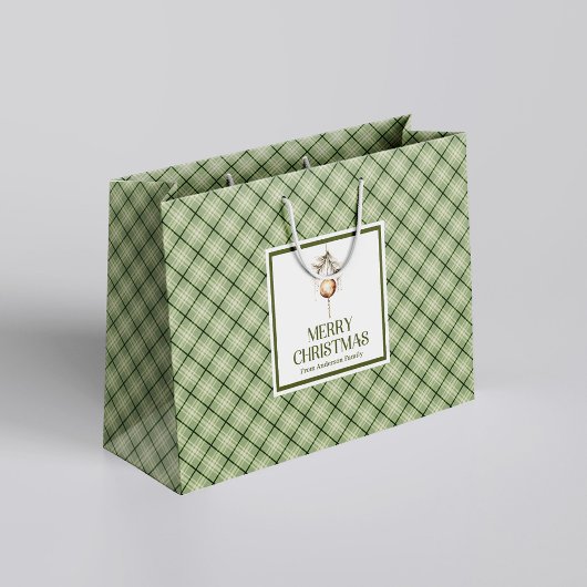 Gemütliche Minimal-Weihnachtsgeschenktasche im ska Große Geschenktüte
