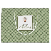 Gemütliche Minimal-Weihnachtsgeschenktasche im ska Große Geschenktüte (Vorderseite)