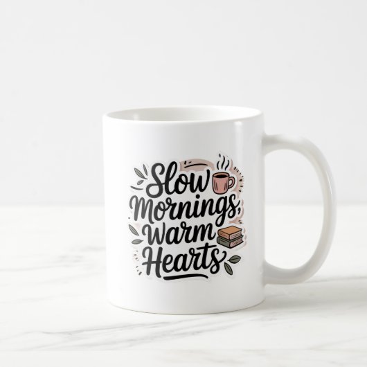 Gemütliche Minimalisten-Zitat-Tasse  Kaffeetasse (Rechts)