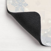 Gemütliche moderne Winterästhetik Mousepad (Ecke)