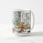 Gemütliche Morgeninspiration Kaffeetasse (VorderseiteRechts)