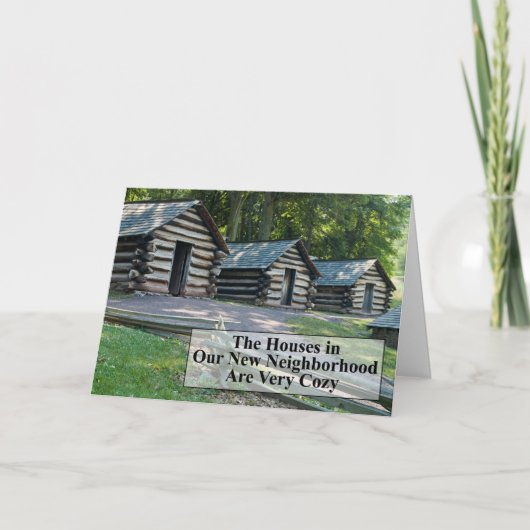 Gemütliche Nachbarschaft - Gewitter Adressenwechse Ankündigung (Vorderseite)