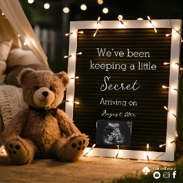 Gemütliche Nacht mit Teddybären-Schwangerschaftsan Einladung
