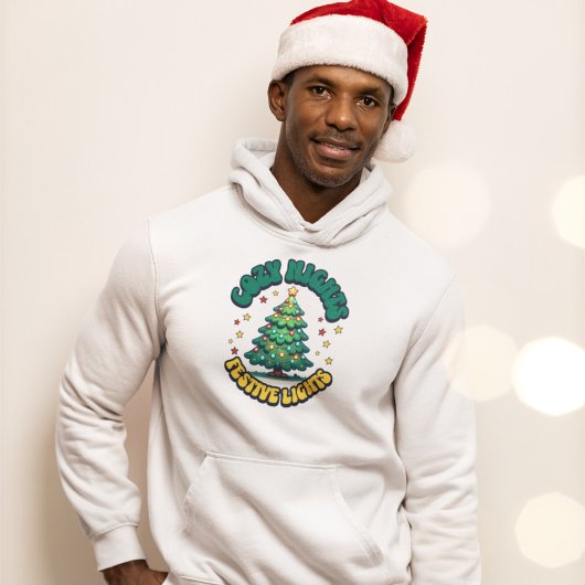 Gemütliche Nächte, festliche Lichter Weihnachtsbau Hoodie