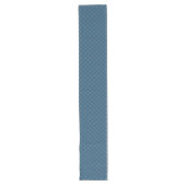 Gemütliche Navy und Blue Karo Table Accelerator Pi Großer Tischläufer (Vorderseite)