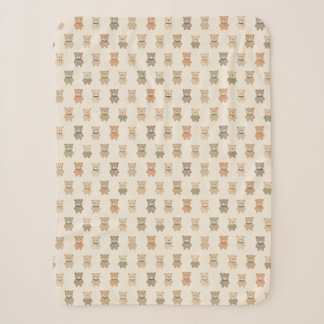 Gemütliche neutrale Teddybär-Nursery-Decke Sherpadecke