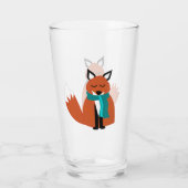 Gemütliche Orangefox-Glas-Trommel Glas (Rückseite)