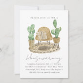 Gemütliche Pflanze Neue Zuhause Housewärme Ankündigung (Vorderseite)