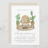 Gemütliche Pflanze Neue Zuhause Housewärme Ankündigung (Vorne/Hinten)