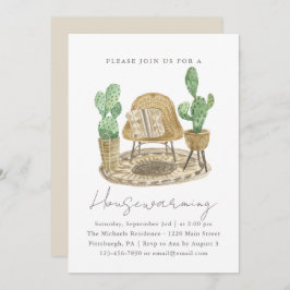 Gemütliche Pflanze Neue Zuhause Housewärme Ankündigung