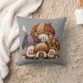 Gemütliche Pilze 1 Kissen (Decke)