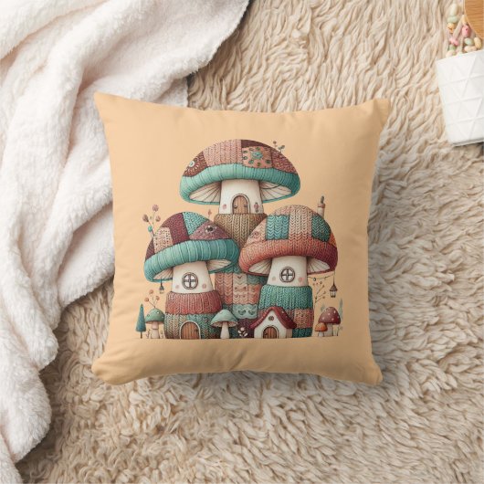 Gemütliche Pilze 8 Kissen (Decke)