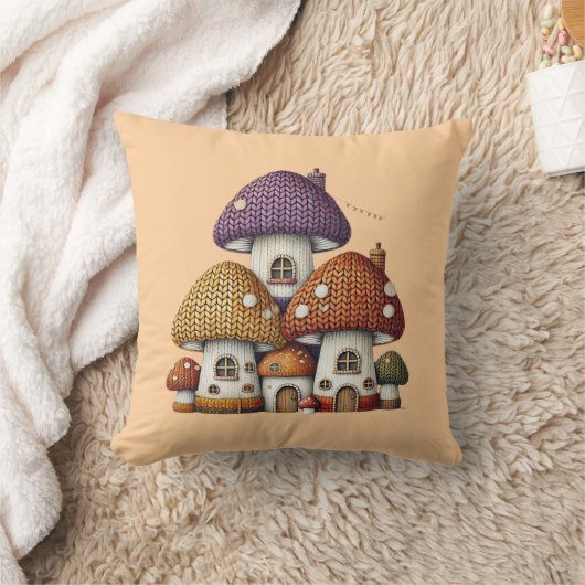 Gemütliche Pilze 9 Kissen (Decke)