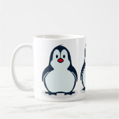 Gemütliche Pinguin-Tasse Kaffeetasse (Links)