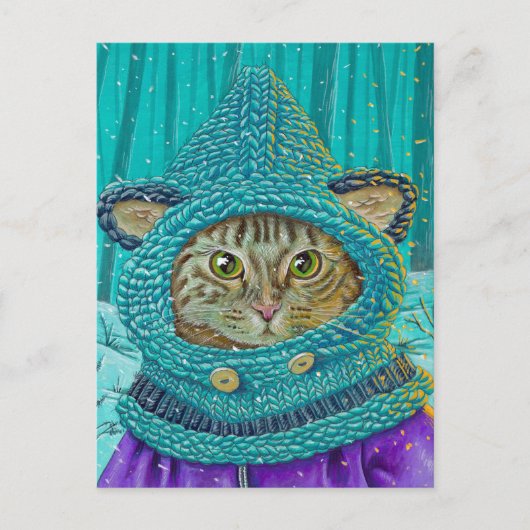 "Gemütliche" Postkarte (Vorderseite)